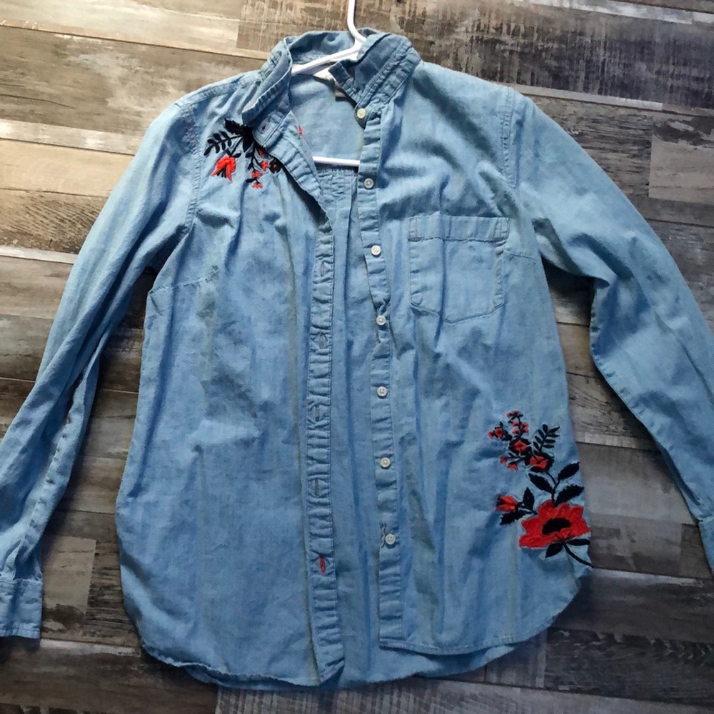 Button up top